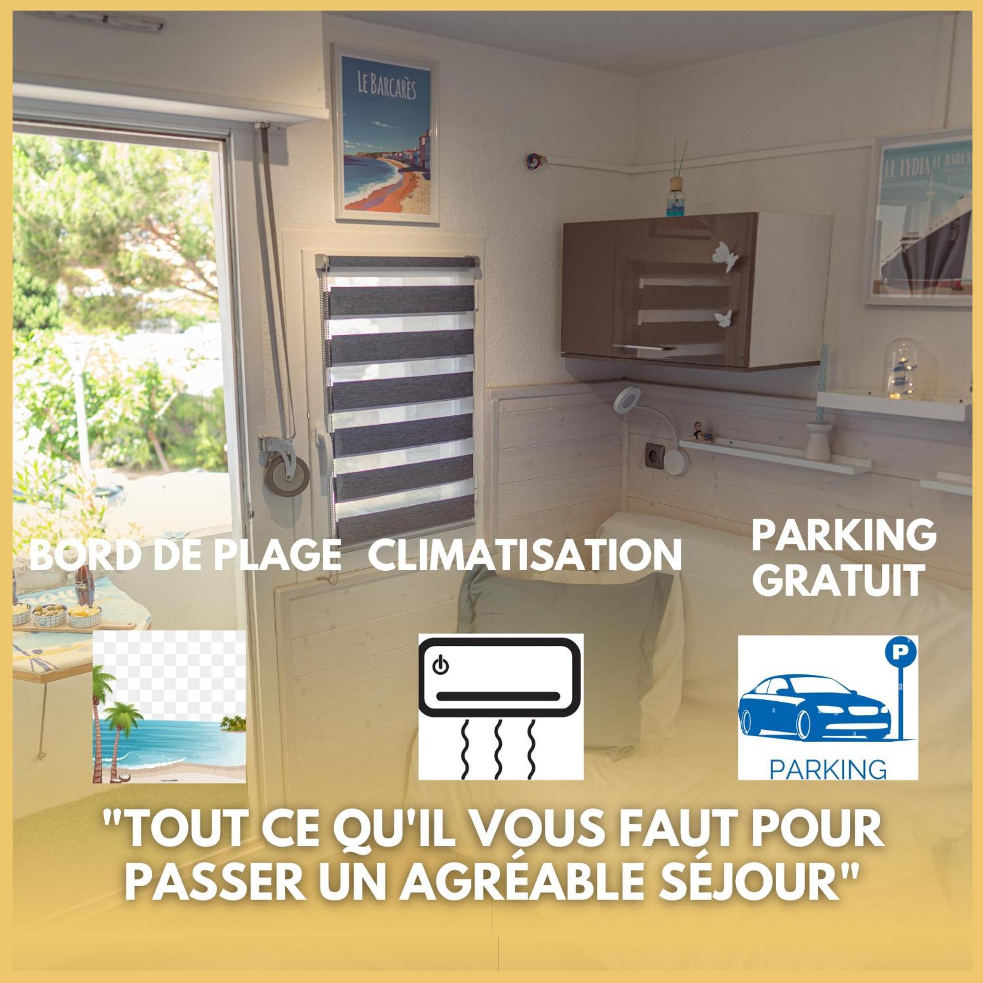 Agreable Studio Les Pieds Dans L'Eau 乐巴凯尔斯 外观 照片